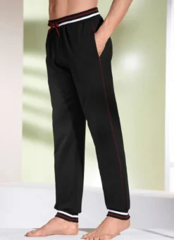 Hose mit Ripp-Bündchen