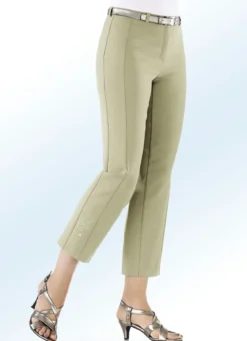 7/8-Hose mit Zierplättchenmotiv