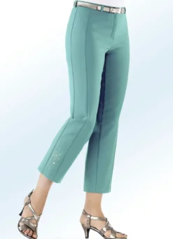7/8-Hose mit Zierplättchenmotiv