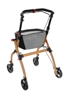 Indoor Rollator - in edler Vollholzoptik