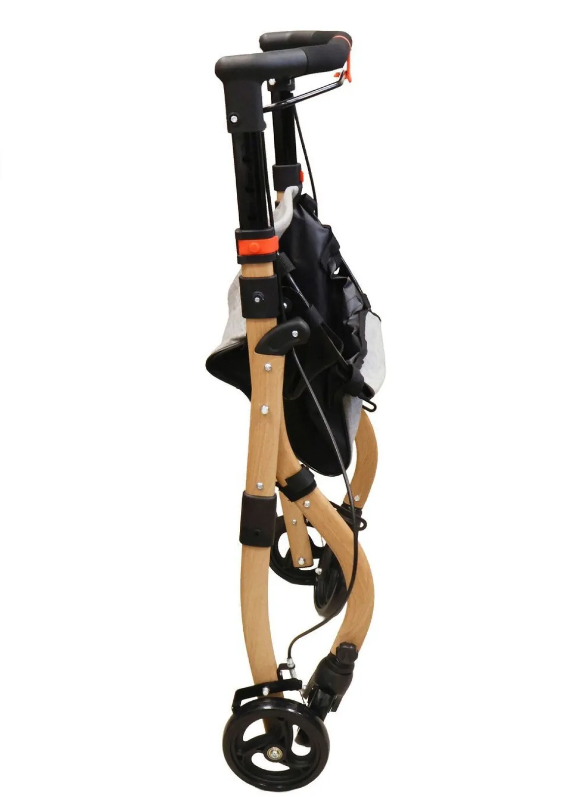 Indoor Rollator - in edler Vollholzoptik