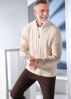 Jacke mit durchgehendem Reißverschluss in 5 Farben