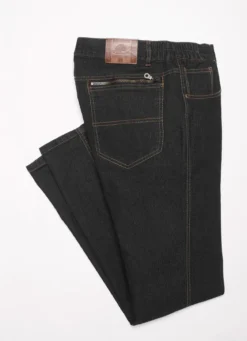Jeans mit Dehnbundeinsätzen in 3 Farben