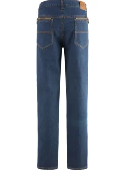 Jeans mit Dehnbundeinsätzen in 3 Farben