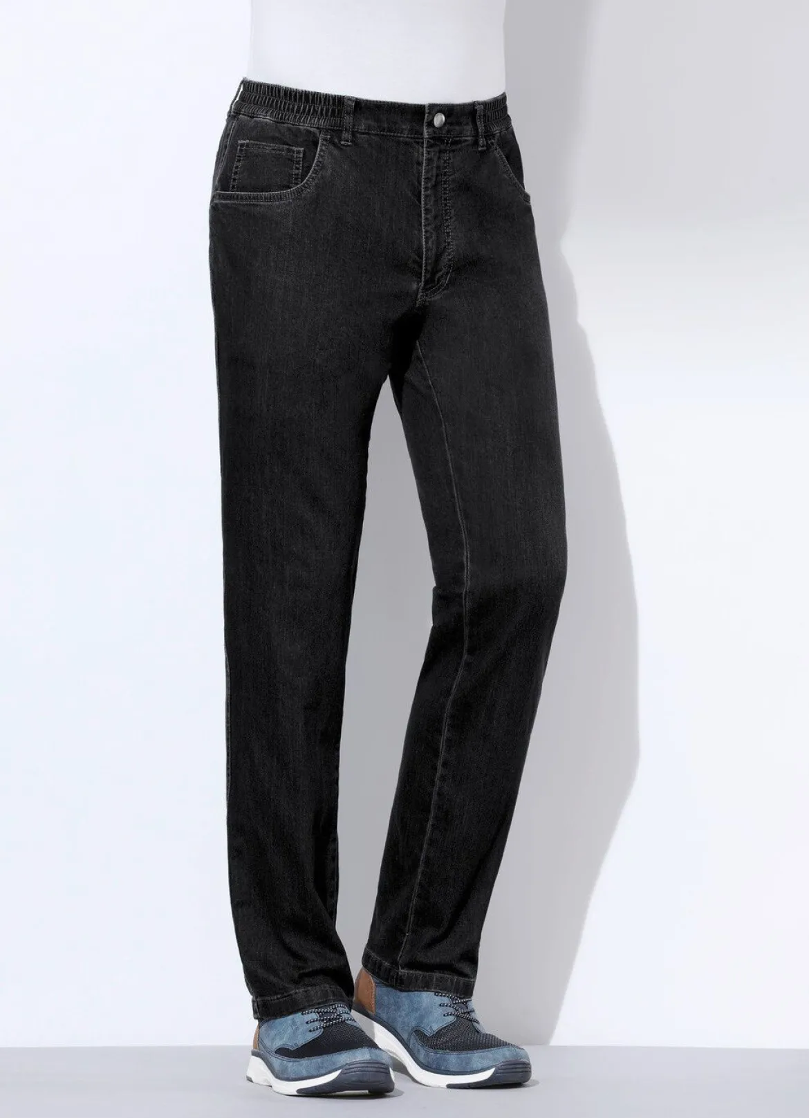 Jeans mit Gummibund in 3 Farben