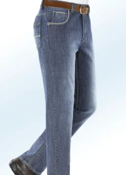 Jeans mit modischen Details in 3 Farben