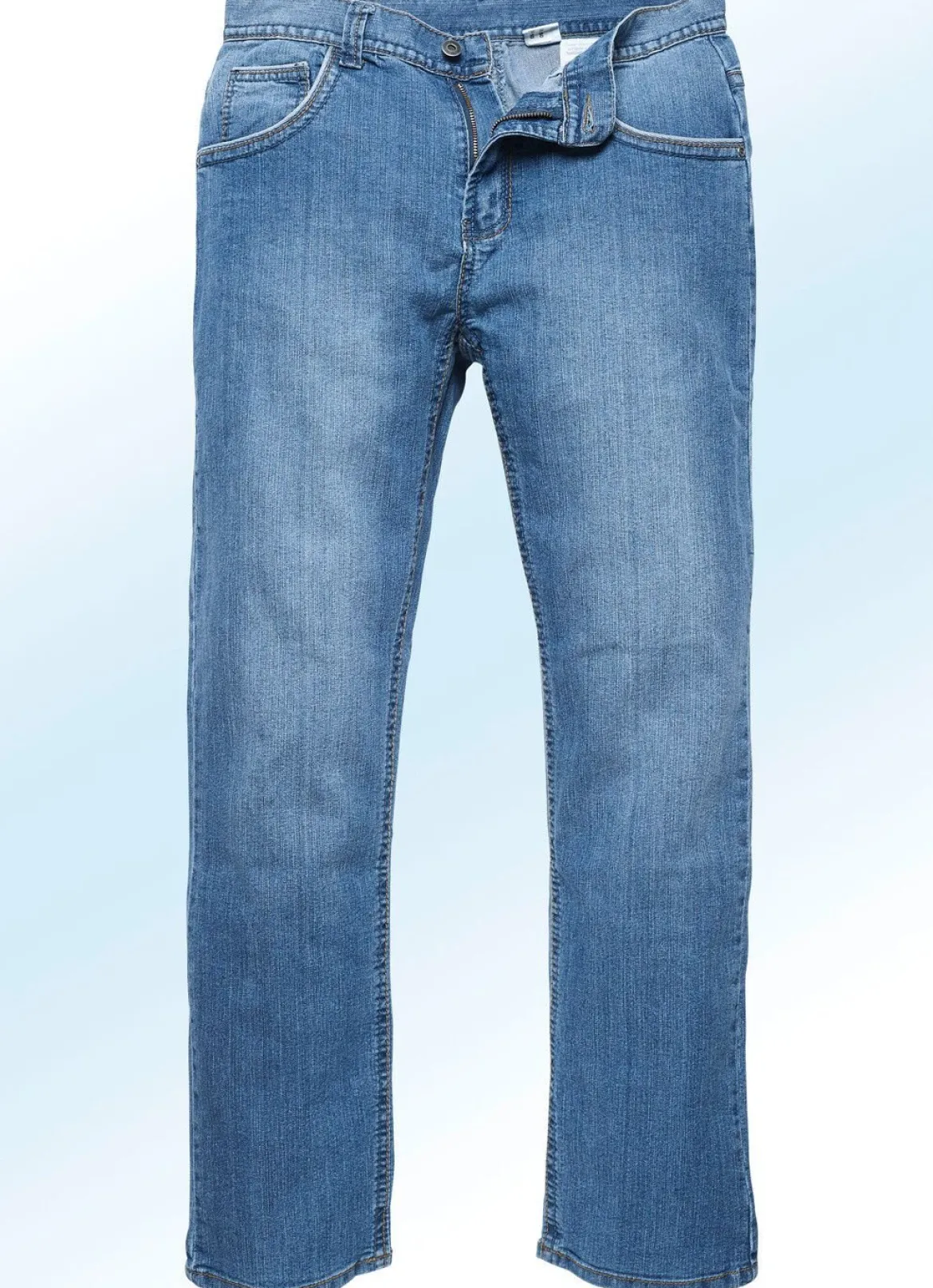 Jeans mit modischen Details in 3 Farben