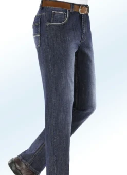 Jeans mit modischen Details in 3 Farben