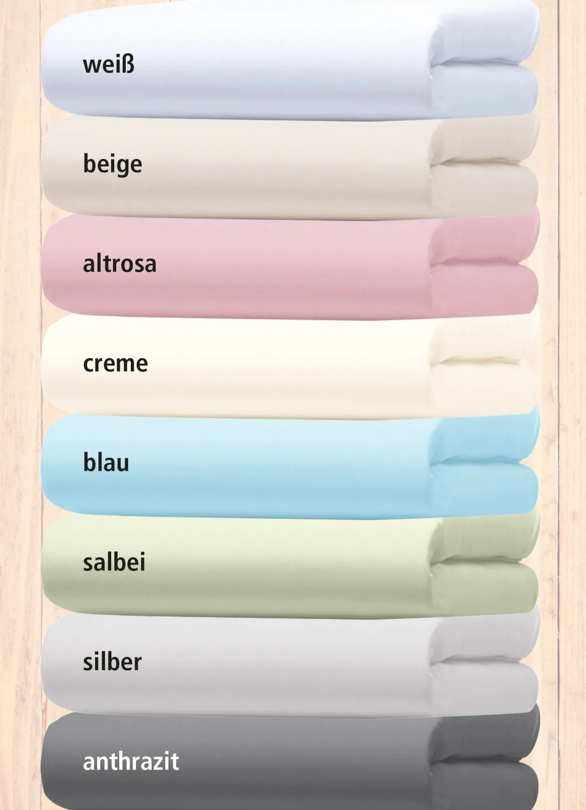 Jersey-Stretch-Elasthan-Spannbetttücher Excellent von Florella