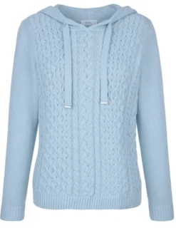 Kapuzenpullover mit Rippenabschlüssen