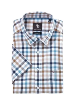 "King's Road"-Hemd mit Button-Down-Kragen in 4 Farben
