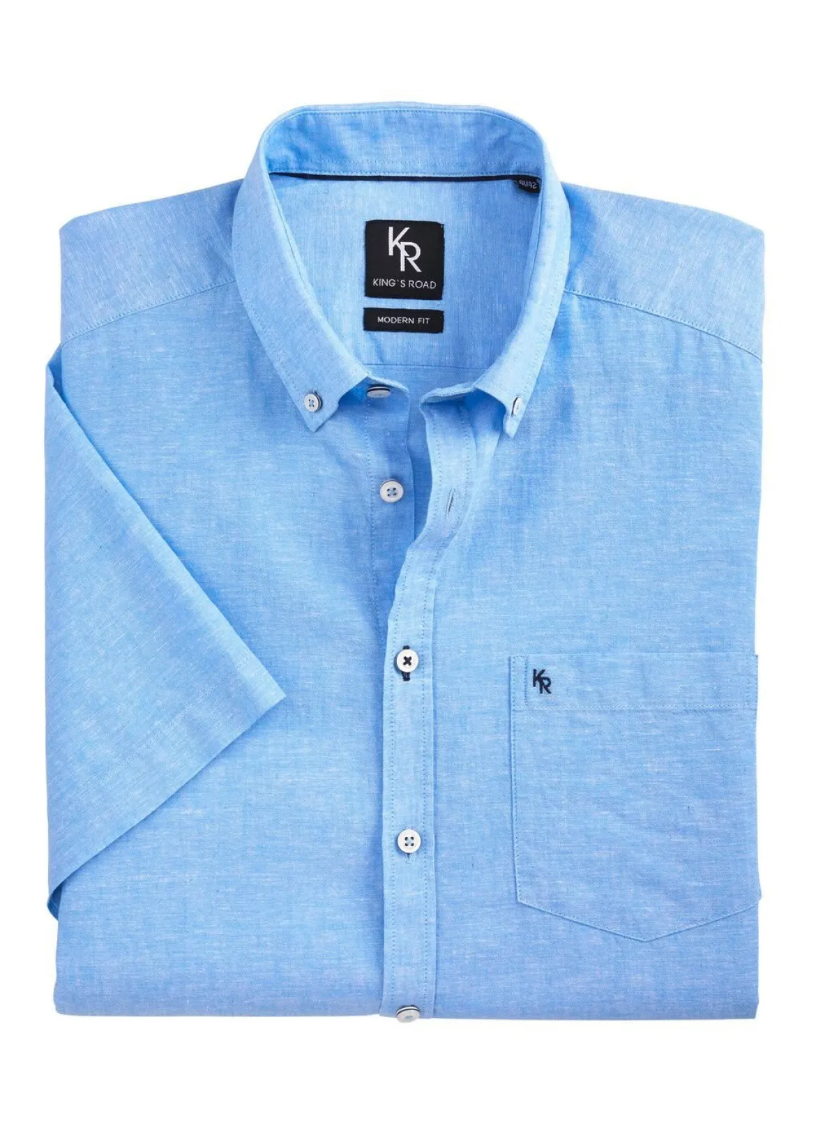 "King's Road"-Hemd mit Button-Down-Kragen in 4 Farben