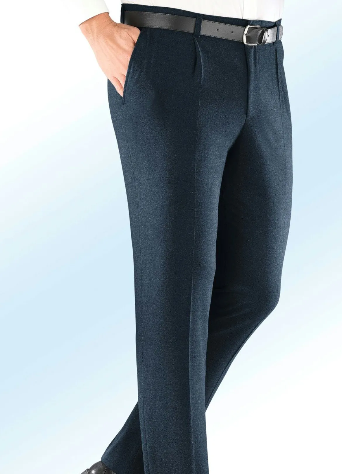 "Klaus Modelle"-Dehnbundhose mit Bundfalten