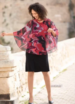 Kleid in angesagter Two-in-One-Optik