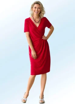 Kleid in angesagter Wickeloptik