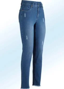 Knöchellange Jeans in 5-Pocket-Form