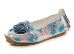 Laura Vita Ballerina mit Lederblüte