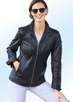 Lederkurzjacke von „Cabrini“