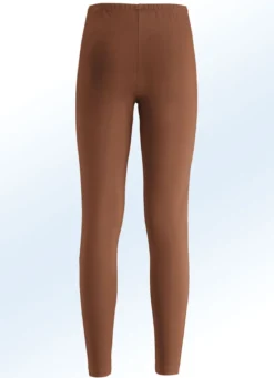 Leggings im interresanten Materialmix