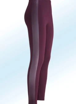 Leggings im interresanten Materialmix