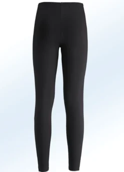 Leggings im interresanten Materialmix