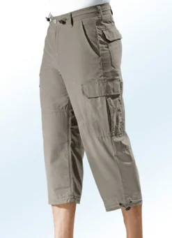Long-Bermudas aus reiner Baumwolle in 4 Farben