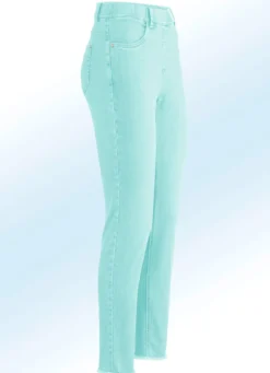Magic-Jeans mit angesagtem Fransensaum