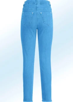 Magic-Jeans mit angesagtem Fransensaum