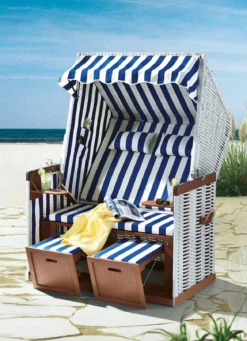 Maritimer Strandkorb