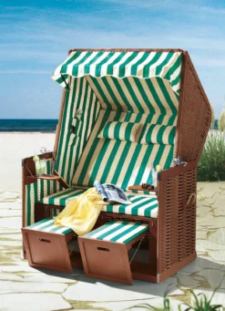 Maritimer Strandkorb