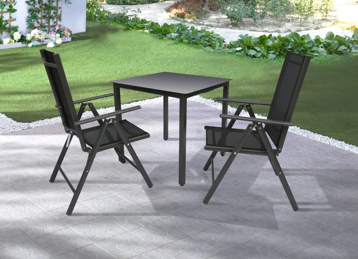 Möbelserie Miami aus wetterbeständigem Aluminium