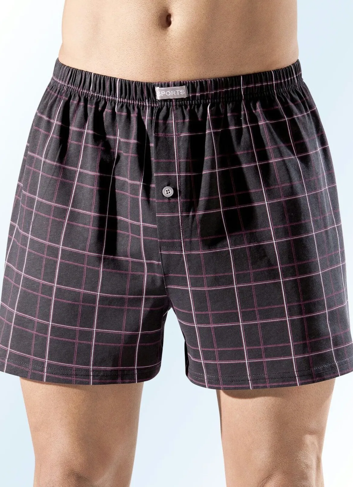 Mehrfachpack Boxershorts mit knöpfbarem Eingriff, bunt