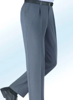 Melierte Dehnbund-Unterbauch-Hose