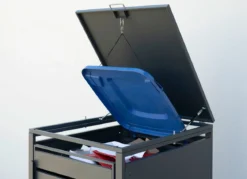 Mülltonnenbox „Kubus“, anthrazit