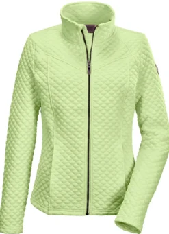Modische Damen-Stretch-Jacke mit Jaquard-Steppmuster