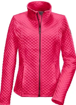 Modische Damen-Stretch-Jacke mit Jaquard-Steppmuster