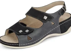 Mubb, bequeme Damen-Sandalen, Weite H, mit herausnehmbarem Fußbett