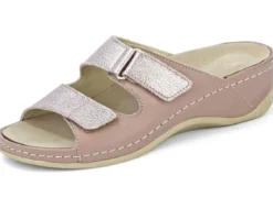 Mubb Pantolette mit Leder-Memory-Fußbett