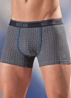 Mustang, Dreierpack Pants, kariert
