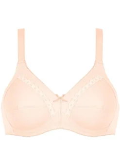 Naturana Zweierpack BH mit dekorativem Spitzenband in den Cups