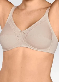 Naturana Zweierpack BH mit dekorativem Spitzenband in den Cups