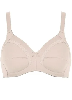 Naturana Zweierpack BH mit dekorativem Spitzenband in den Cups