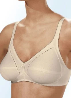 Naturana Zweierpack BH mit dekorativem Spitzenband in den Cups