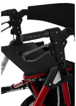 Outdoor Rollator Inklusive Tasche und Gehstockhalter