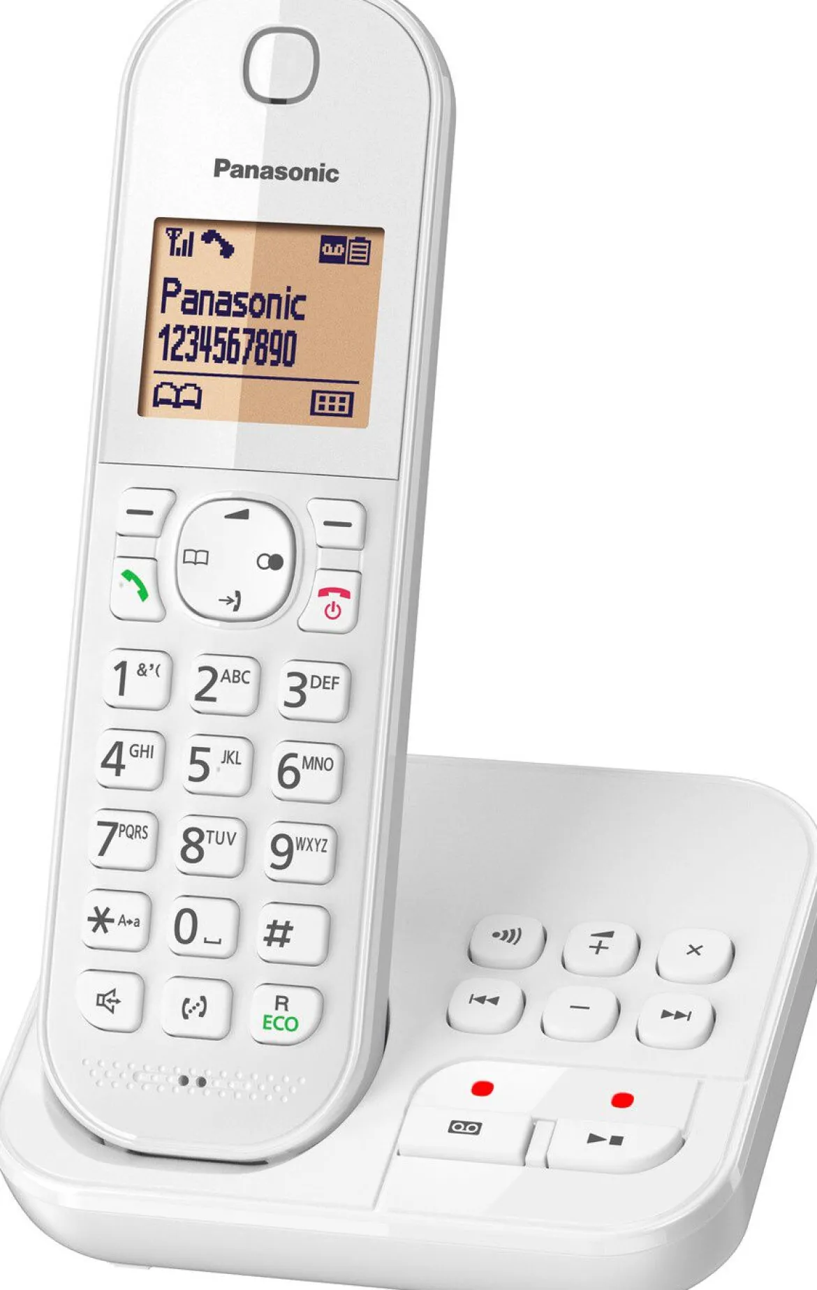 Panasonic Großtasten-Telefon mit Anrufbeantworter