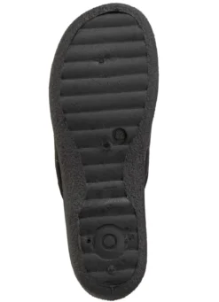 Pantoffel aus kariertem Textil