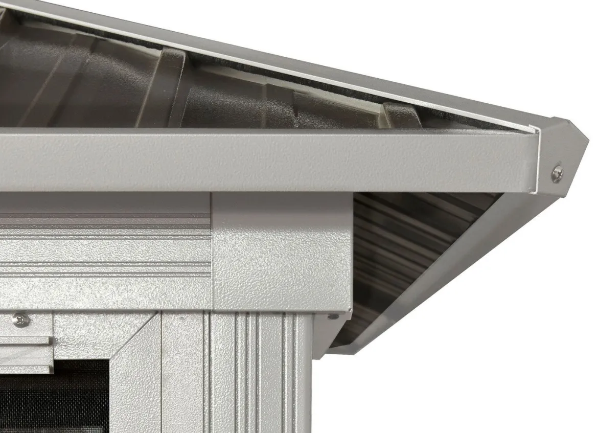 Pavillon "Olan" aus pulverbeschichtetem Aluminium