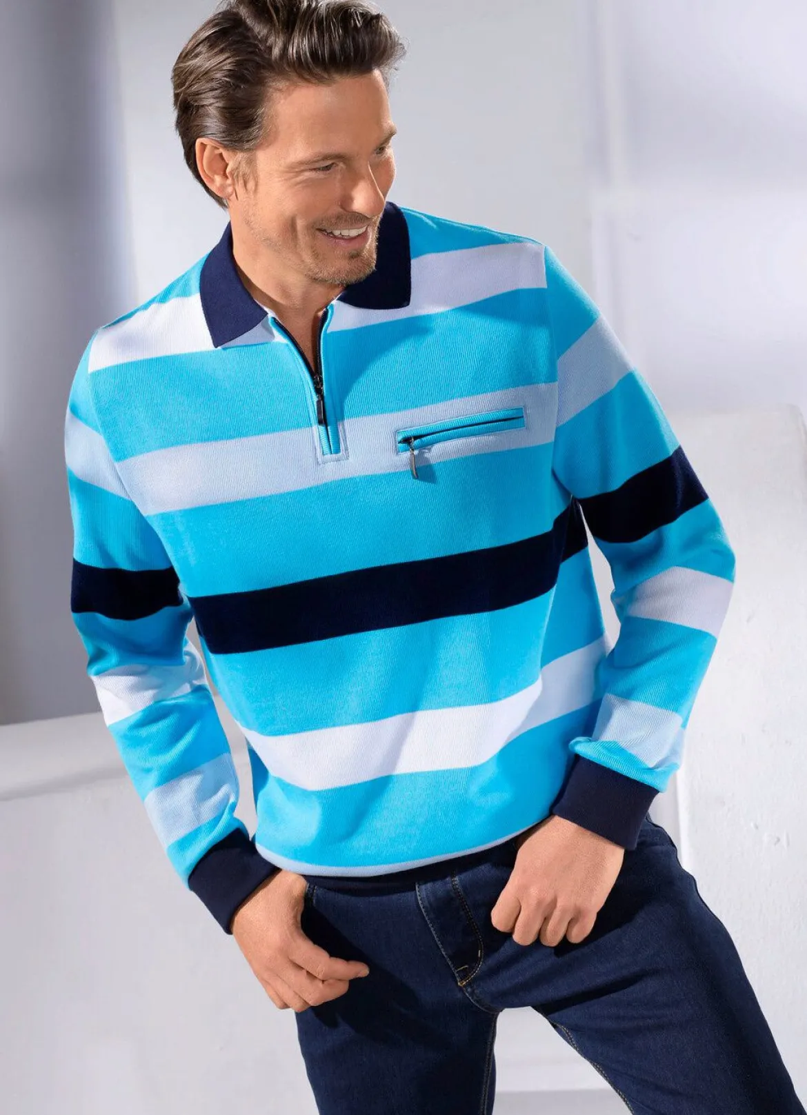 Poloshirt mit Brusttasche