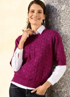 Pulli in Strickmix