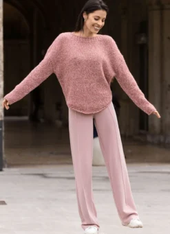 Pullover aus Melangegarn